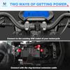 MICTUNING Motorcycle USB Charger,SAE To USB Cable Adapter SAE Quick Disconnect 2.1A Waterproof USB Port With Inline Fuse, Socket Cable 12V-24V For