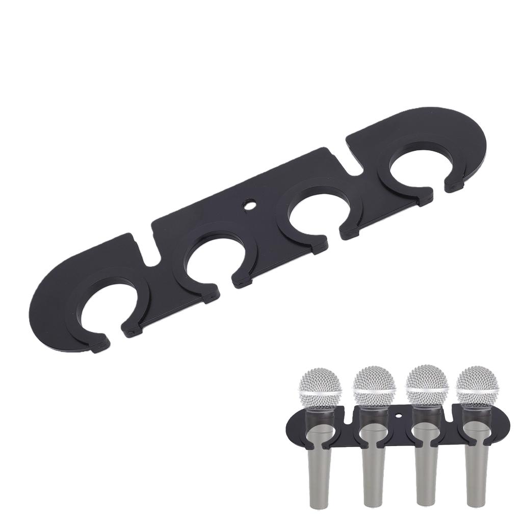 Microphone Tray Mic Holder Cable Management Metal Microphone Stand Mount 36mm Holes Diameter for Wired Wireless Mics