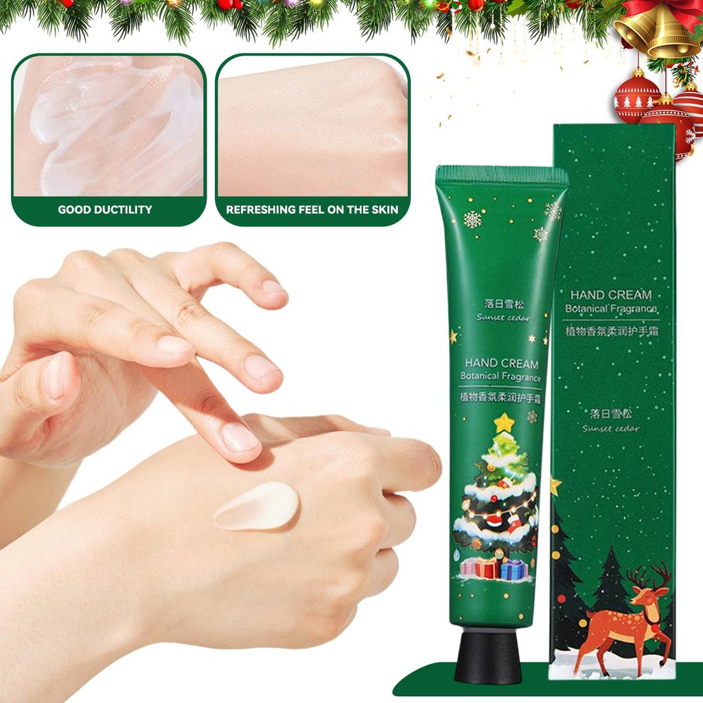 Christmas Plant-based Scented Hand Cream, Christmas Hand Moisturizing Hand Cream, Winter Moisturizing And Reducing Dryness.
