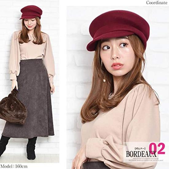 Wool Asymmetrical Casquette Camel [Curvy's] 01.