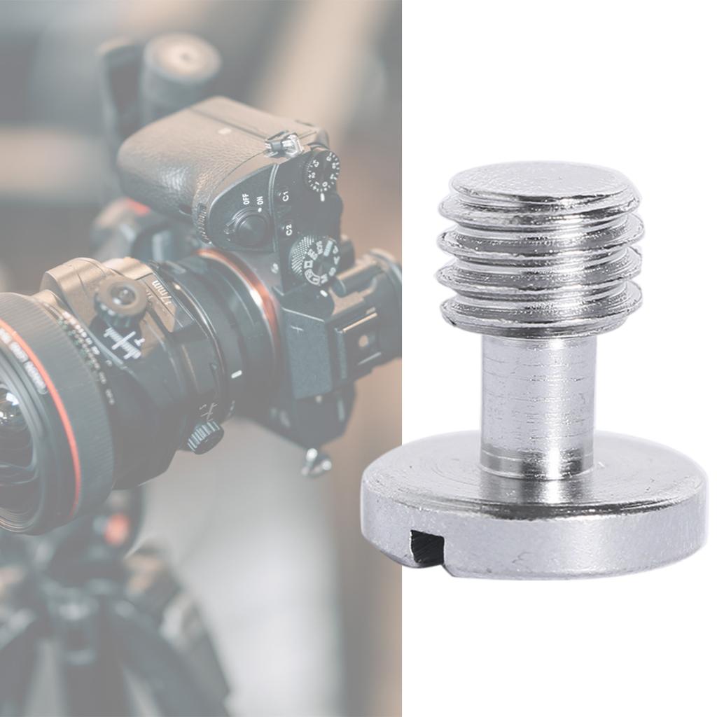 Camera Quick Release Screws 3/8 Inch Stainless Steel Tripod Adapter for DSLR and Rig Accessories