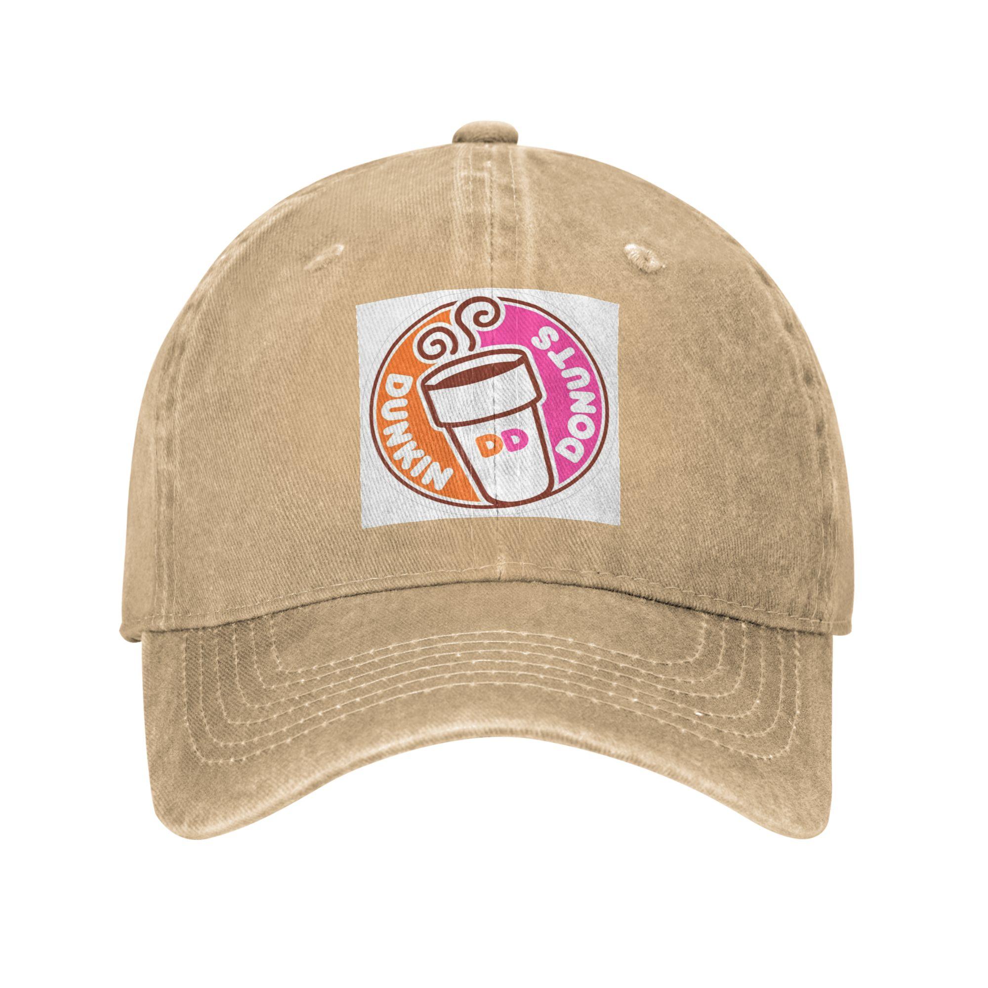 

Dunkin Donuts Washed Denim Cap Casual Baseball Caps Adjustable Hat Summer Unisex Baseball Hats One Size