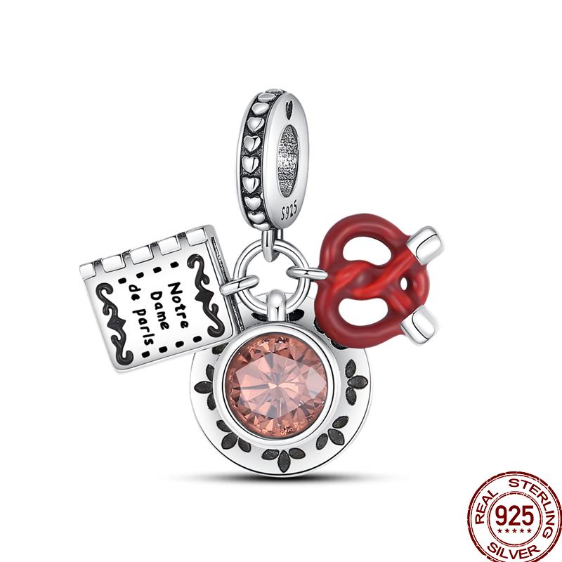 Copper Gourmet Sweets Ice Cream Soda Collection For Pan Original Bracelet Diy Jewelry Gift Birthday Anniversary