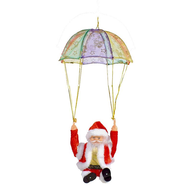Santa Claus Climbing Ladder with Beads - Christmas Decorations & Children's Toy Gift