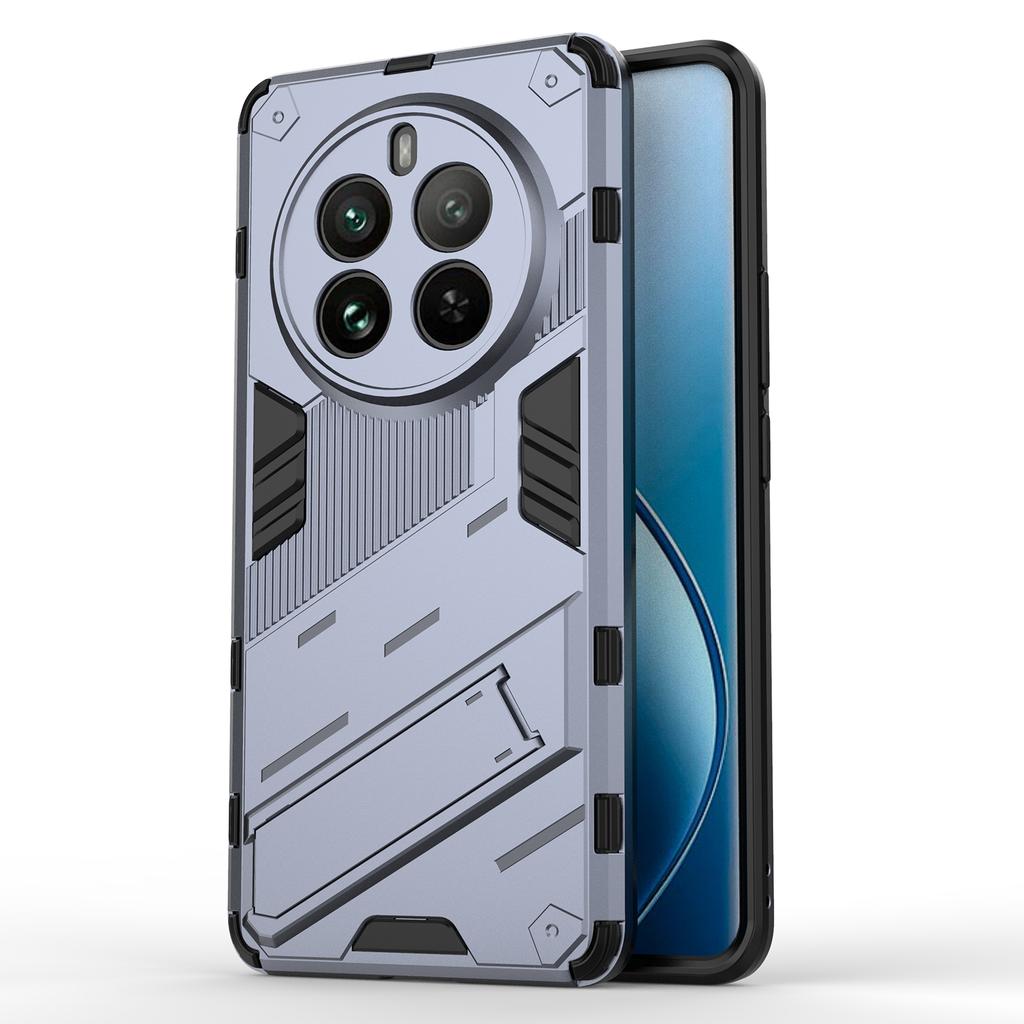 For Realme 12 Pro 5G/12 Pro+ 5G Case PC+TPU Shockproof Armor Phone Cover with Kickstand