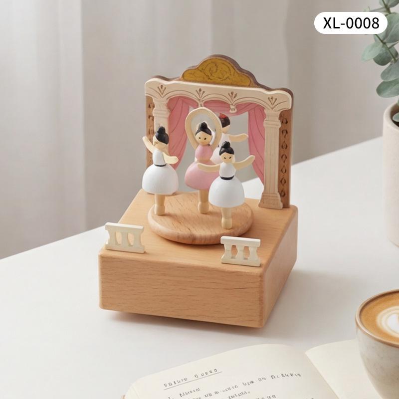 Christmas Festival Wooden Music Box: Creative Children's Toy and Home Decoration Craft, Perfect Birthday Gift