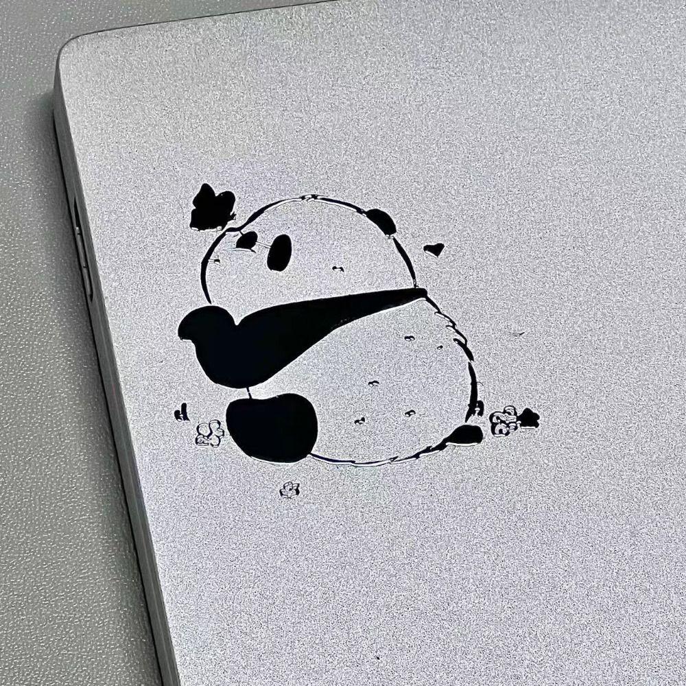 Cartoon Computer Metal Sticker Panda Planner Scrapbooking Fashion Diary Stickers  Laptop Computer