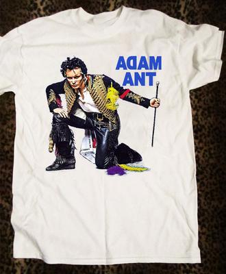 Adam Ant Konser Müzik Hediyesi Unisex Kısa Kollu Tişört Tüm Bedenler S'den 5XL'e Unisex Tişört Grafik Tişört