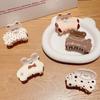 Korean Style Cartoon Animal Hair Claw Acrylic Spotted Cat Hair Clip  Hair Accessories