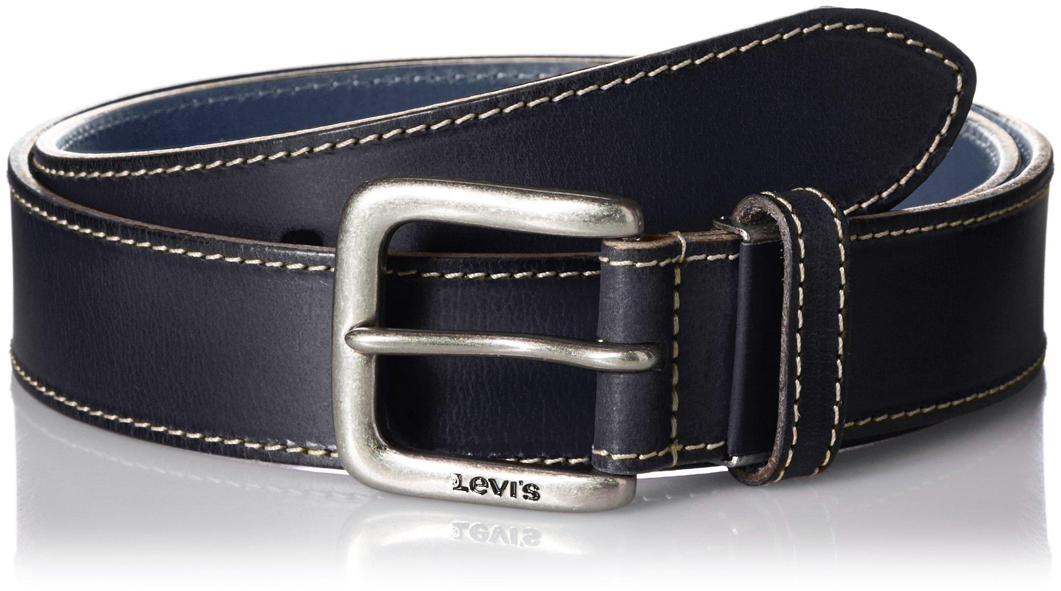 

Levi s 6-Color Stitch Belt 15116604 Navy M Темно-синій