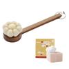Kumano Brush Body Flower Body Washing Bear Goat Made In Japan Brush, Shape, Long, Brush, Brush, Bath, Back, Hair, Soap,