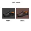 Men's Large Genuine Leather Slip-On Closed-Toe Loafers