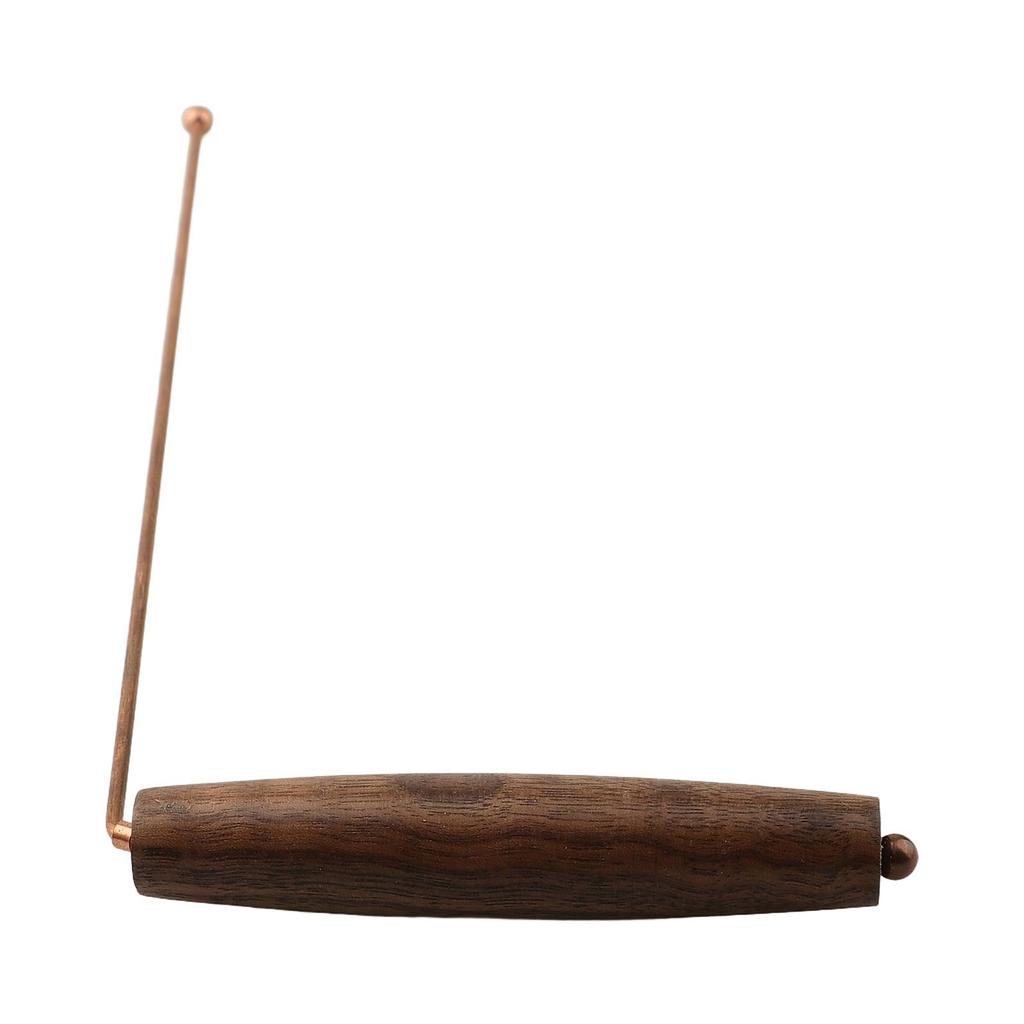 2 Pack 99.9% Copper Dowsing Rods with Real Birch Wood Comfort Handles
