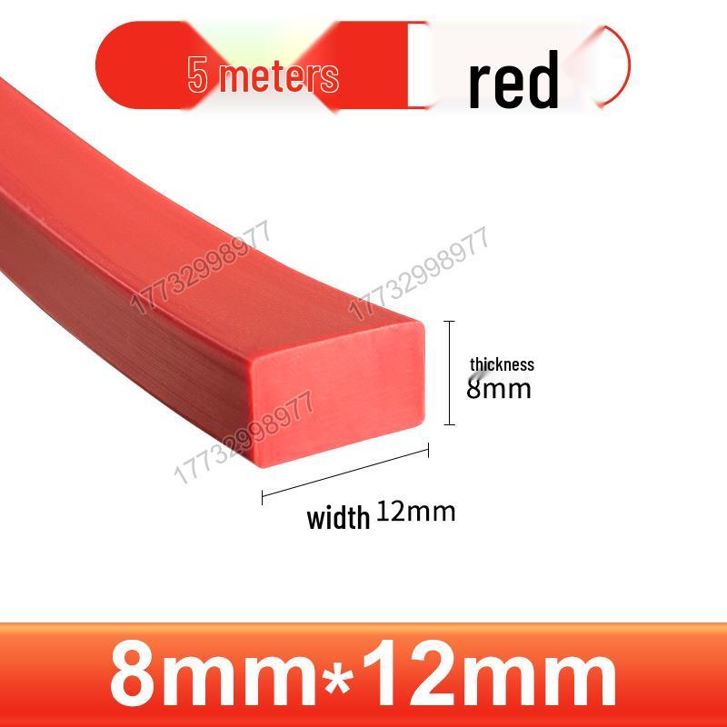 High-Temperature Resistant Transparent Silicone Rubber Sealing Strip