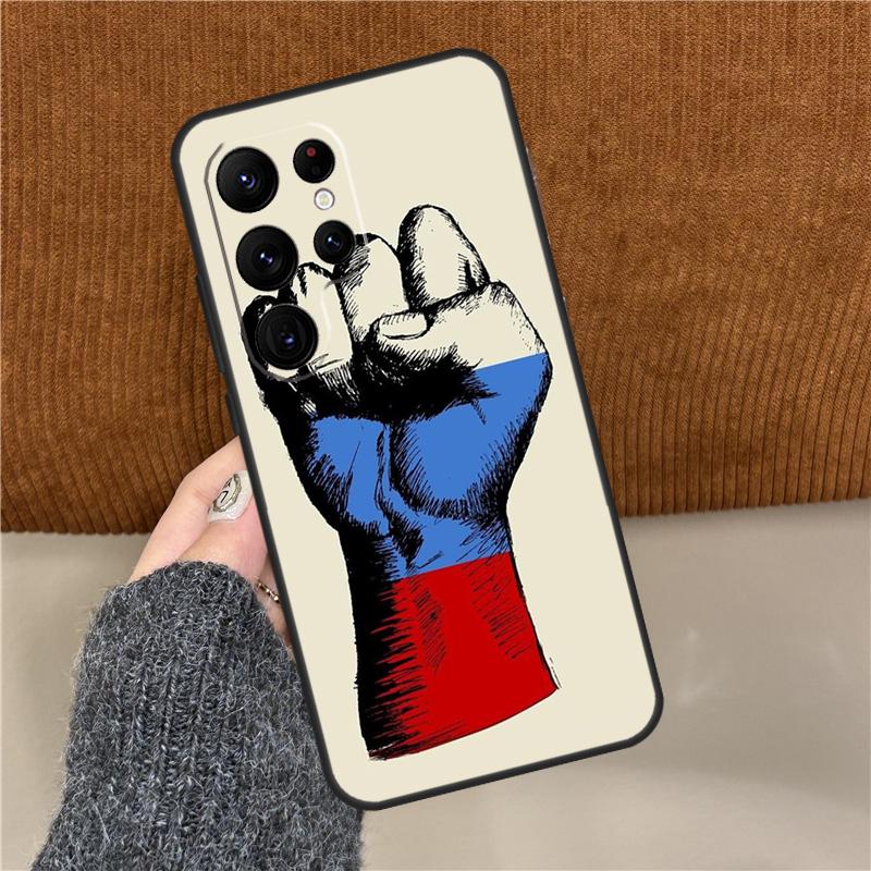 Russian Federation Flag Phone Case For Samsung Galaxy S25 Ultra S9 S10 S20 FE S21 S22 S23 Plus S24 Ultra Back Cover