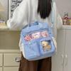 Lightweight Shoulder Bag Messenger Bag Student Crossbody Bag Women's Color Block Backpack