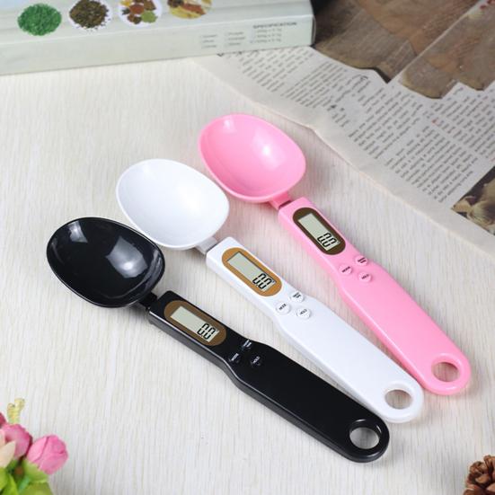 Yousheng Digital Measuring Spoon Scale High Precision 500g/0.5g LCD Display Electronic Food Dispensing Condiments Weighing Scoop Kitchen Gadgets