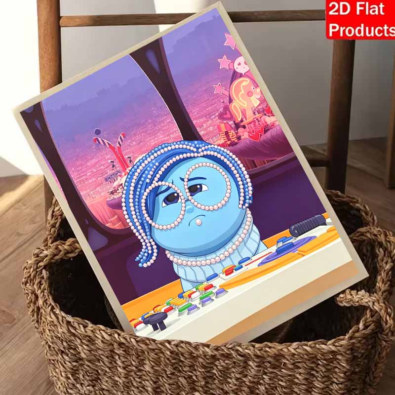 Disney Pearl Painting Inside Out Creative Pearl Art Painting 5D DIY Pearl Embroidery Mosaic Cross Stitch Kit Home Decoration Based On Youyou