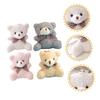 STOBOK Plush Bear Keychains, 12 Mini Bears, Animal Backpack Charms