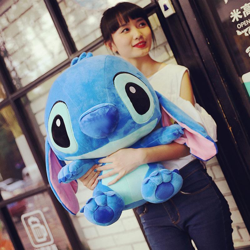 Stitch Plush Toy Cartoon Cushion - Popular Internet Celebrity Doll for Girls