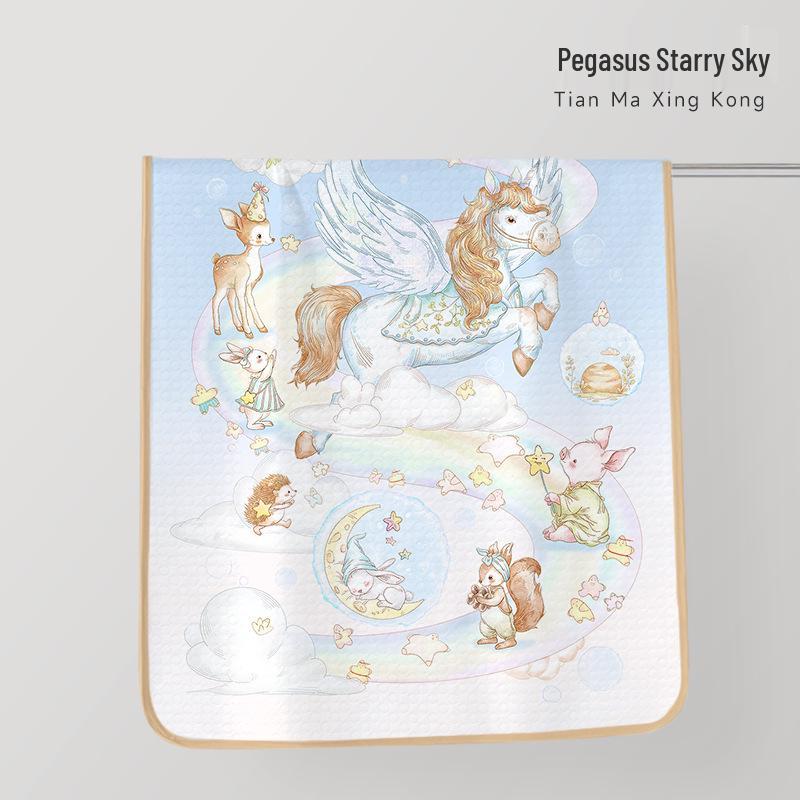 Large Waterproof & Breathable Pure Cotton Baby Changing Mat, Washable & Dirt-Proof, Mother & Baby Grade 50x70 cm
