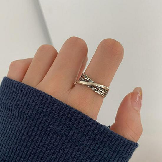 Women's Silver-Plated Retro Korean Style Index Finger Ring