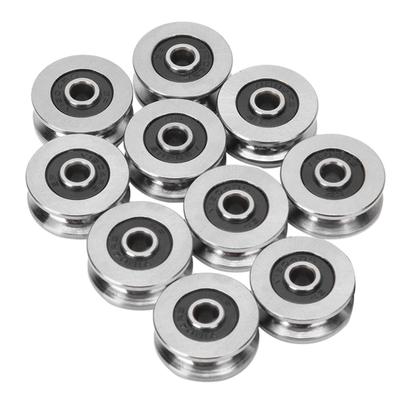 10 pz TV0418 4*18*8mm Cuscinetto a rulli di guida a V per binario di scorrimento