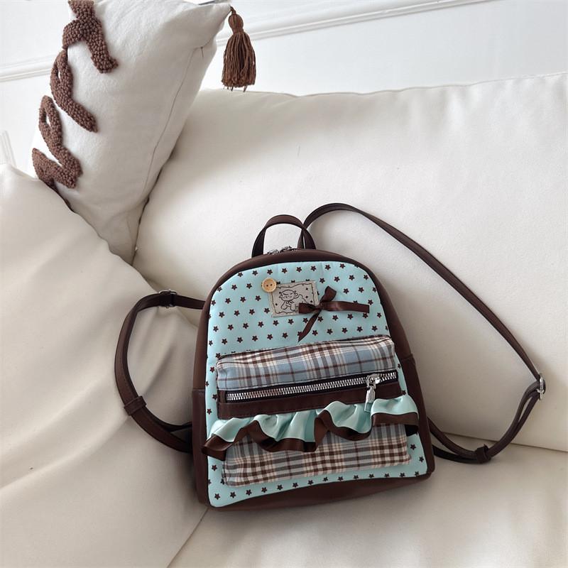 Unisex Kids Backpack With Polyester Lining And Fun Pattern For Education