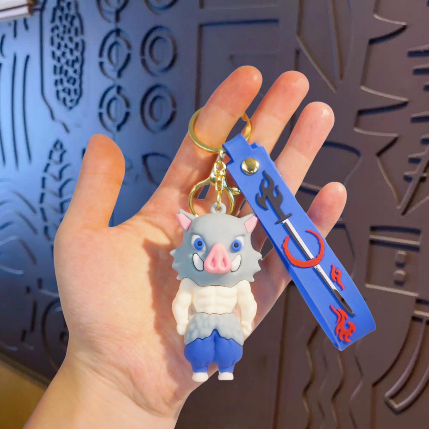 Demon Slayer Tanjiro 3D Keychain Pendant