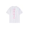 Li-Ning Camiseta de Manga Curta com Estampa Temática da Rainha Má da Disney para Mulheres Tops Branco AHSQ372-2