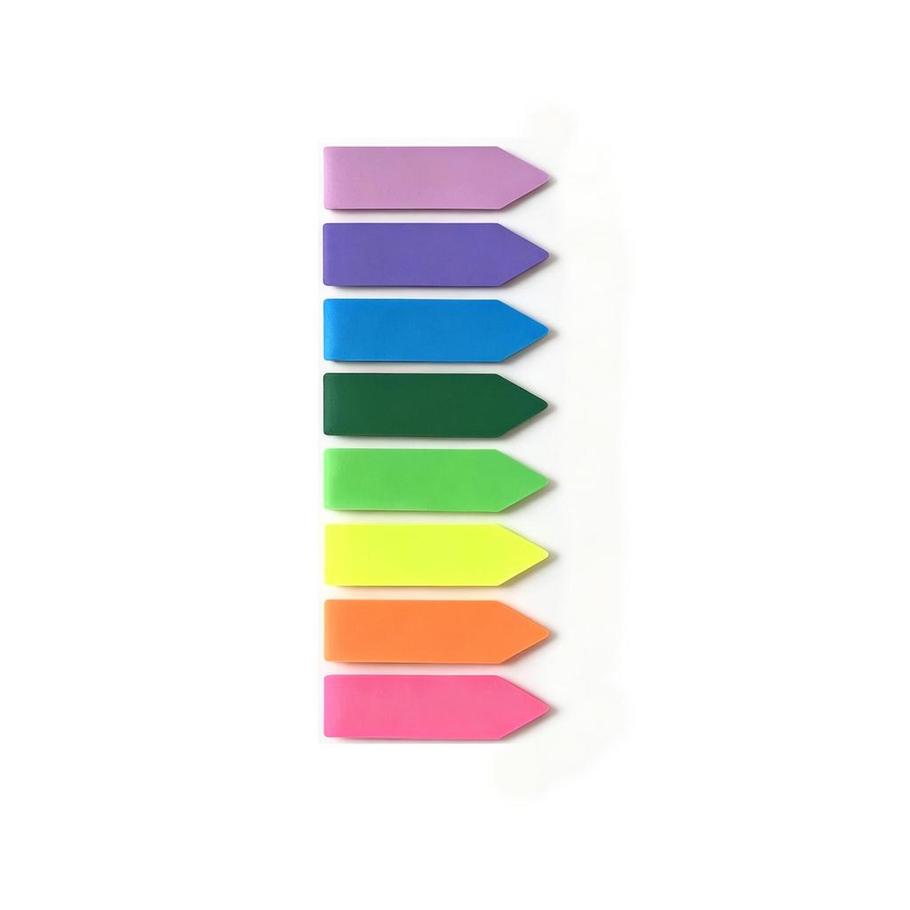 Translucent Student Key Point Marker Stickers - Fluorescent Index Labels and Sticky Notes