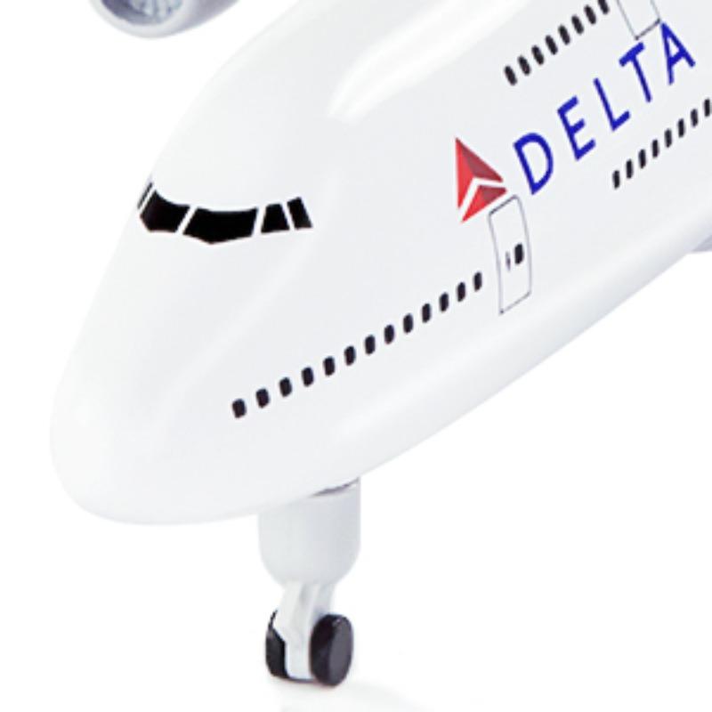 30cm American Delta Airplane Model Airplane B747 Model Plane for Adults Collection Office Desktop Decoration Birthday Gift