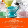CAFEC Tritan Flower Sanyo Sangyo Dripper, 1-cup capacity, Clear, TFD-1,