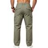 Men's Loose Fit Paratrooper Multi-Pocket Cargo Pants, Straight Leg Comfortable Work Trousers for and Outdoor