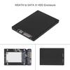 Metal mSATA To 2.5  SATA III HDD SSD Converter Adapter with Aluminium Enclosure Case