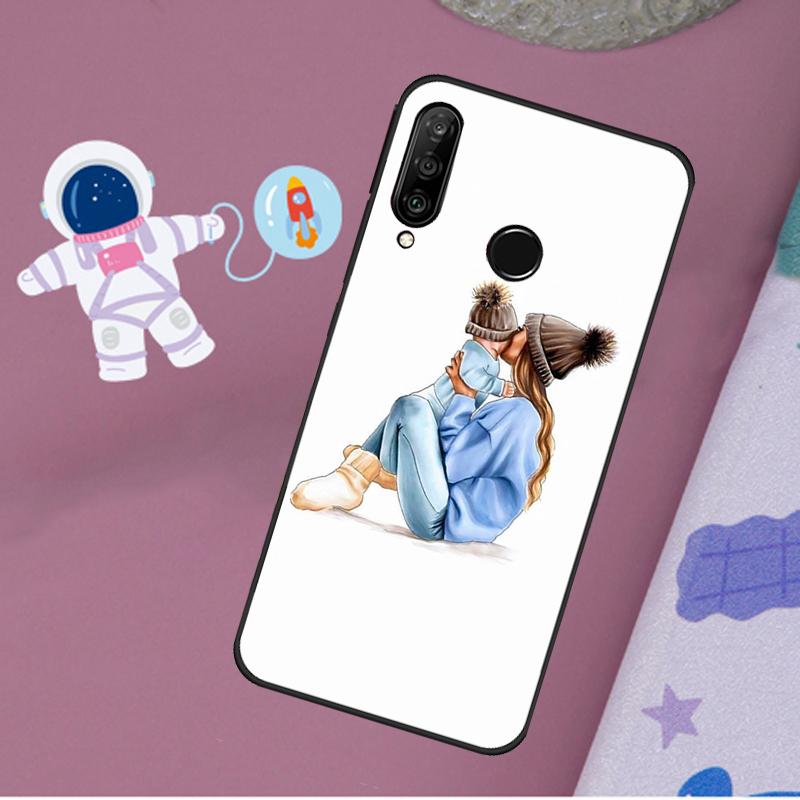 Baby Mom Daughter Girl Son Dad For Huawei Nova 10 9 SE 11 Pro Y60 Y70 Y90 Y61 Y91 Y72 Y73 12i 11i 8i P20 P30 P40 Lite Case