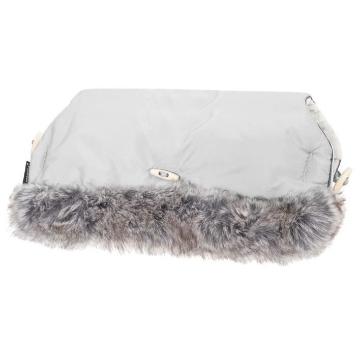 Springos® chancelière bébé universelle pour poussette, luge, siège auto et landau 4 en 1 | 90 cm - bleu / gris