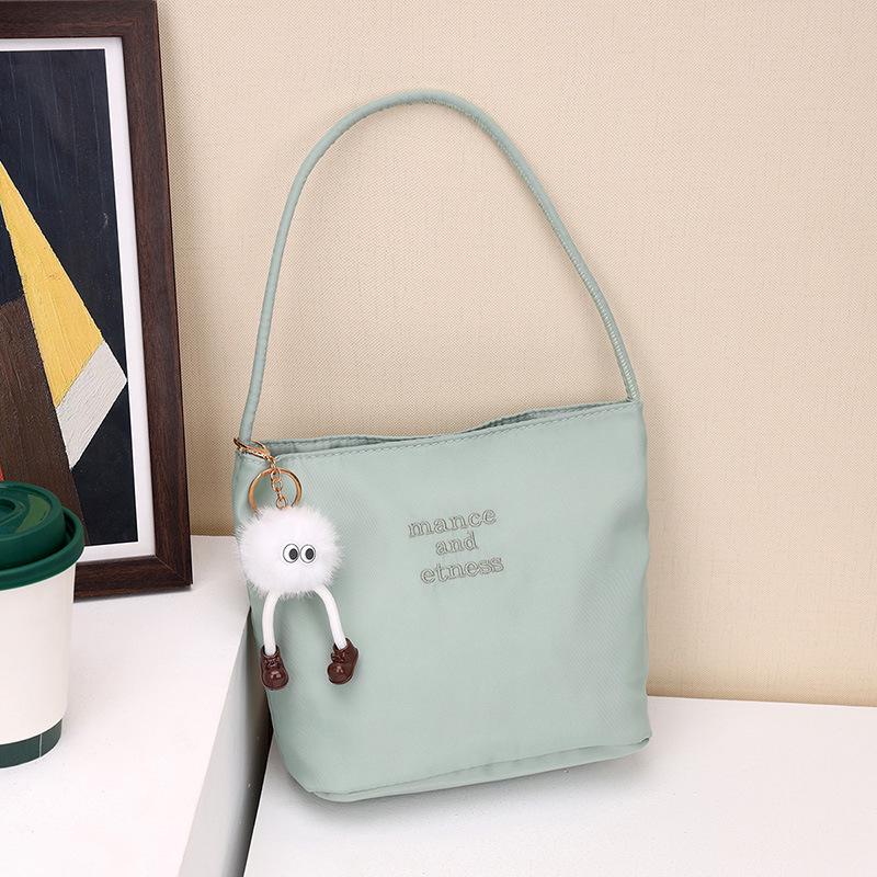 Korean Muçu Embroidered Women's Bucket Handbag - Available in Large & Small Sizes, Perfect for Weddings, Birthdays, or Banquets.