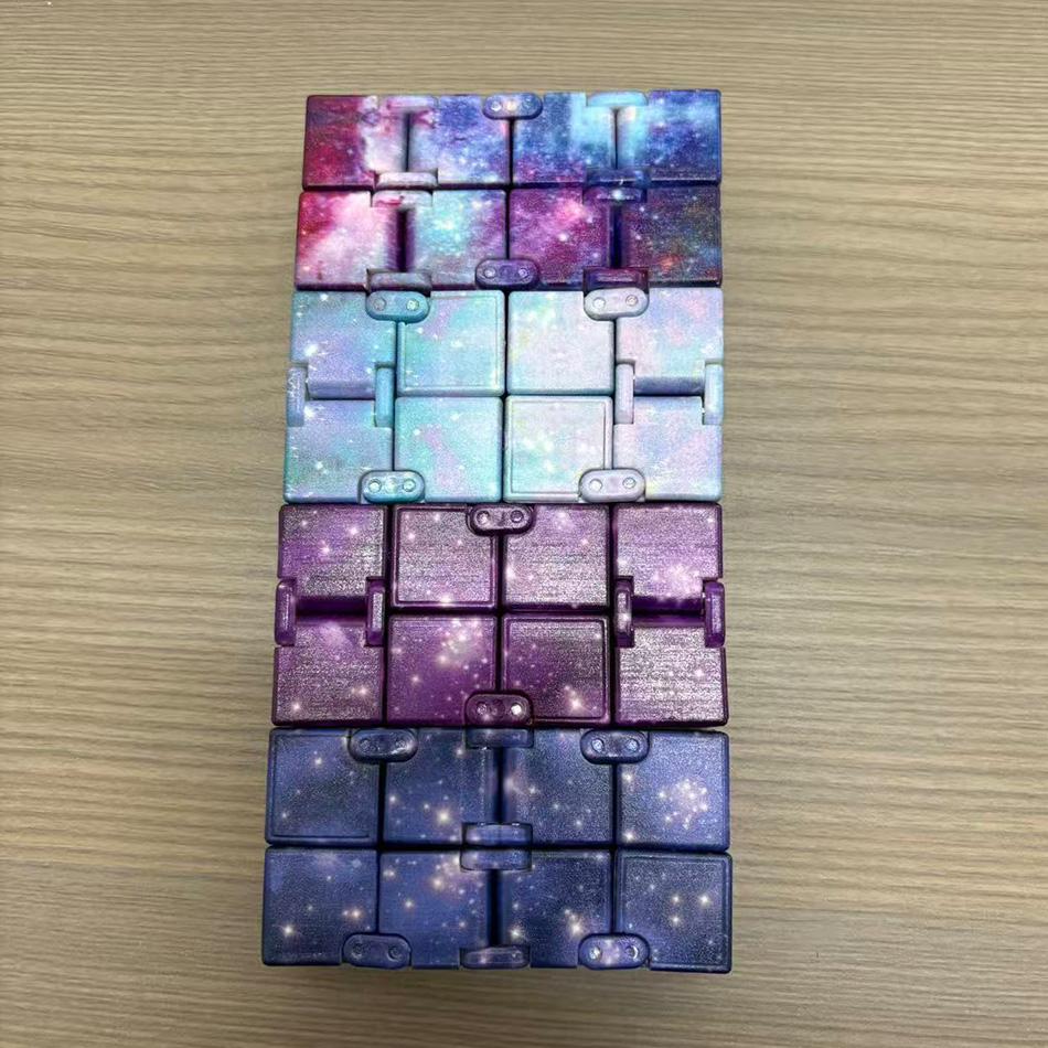 Magic Infinity Cube Flip - Fingertip Game Puzzle Toy For Adhd Anxiety Autism Hand Fidget Toy Antistress Finger Game For Children