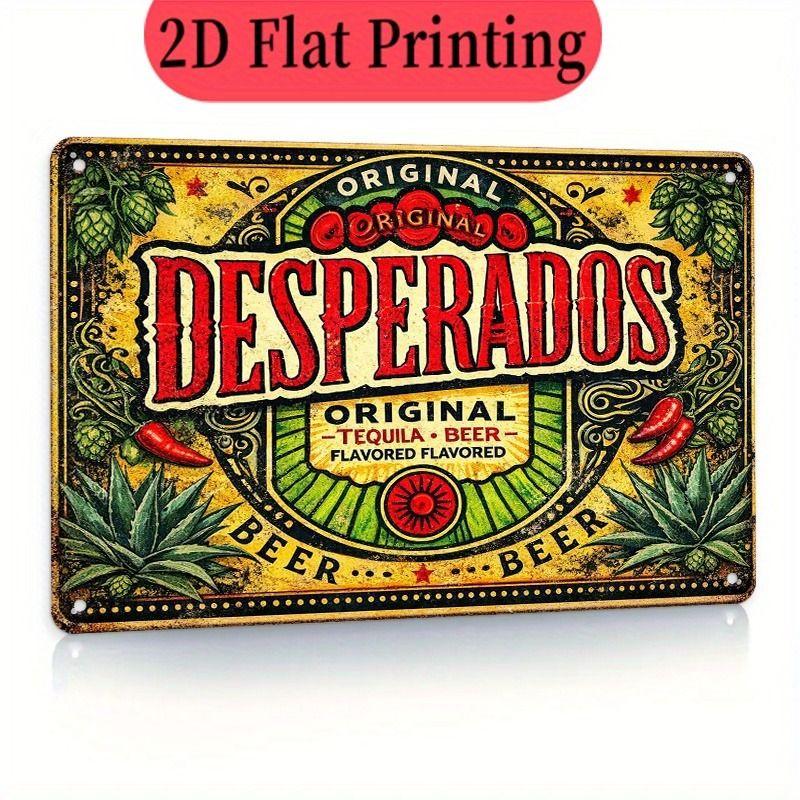 Decorative Metal Beer Sign 30x20cm