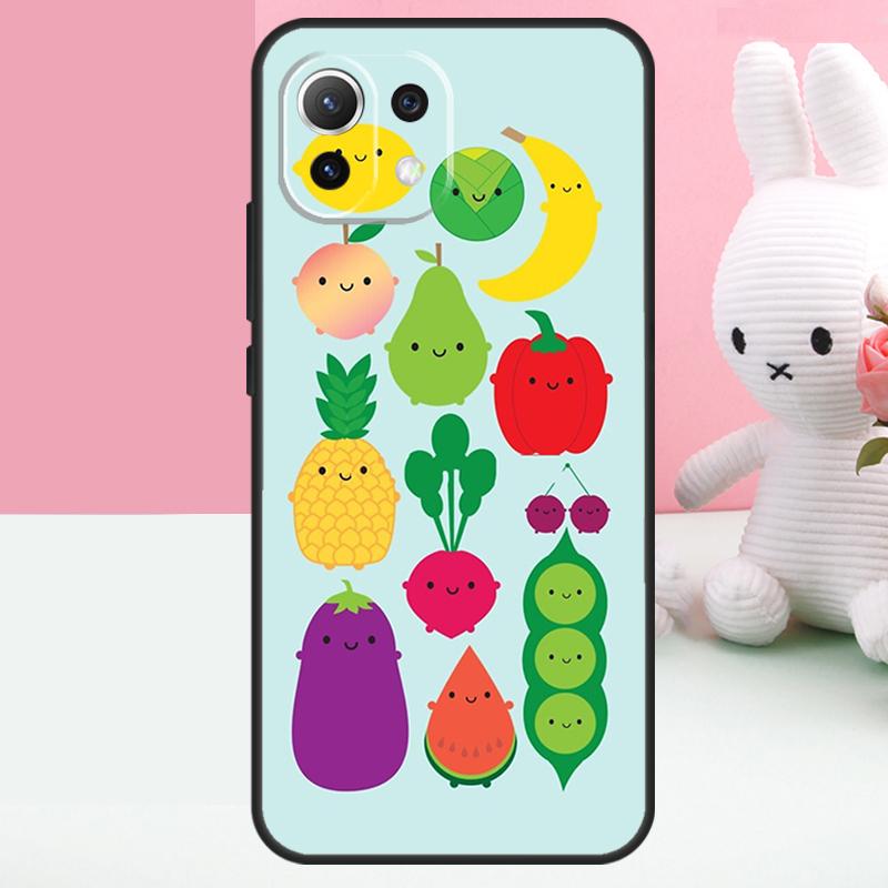 Vegan Pattern Case For Xiaomi 15 Ultra 14 15T 13T 14T 17 Pro Max POCO F8 Ultra F7 F5 F6 X5 X6 X7 Pro Funda
