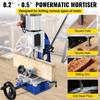 Table Mortiser, 1/2 HP, 1700 RPM, Bench Drill Press with Movable Workbench, Hollow Mortiser, for Drilling Round, Square, or Special Square Holes In