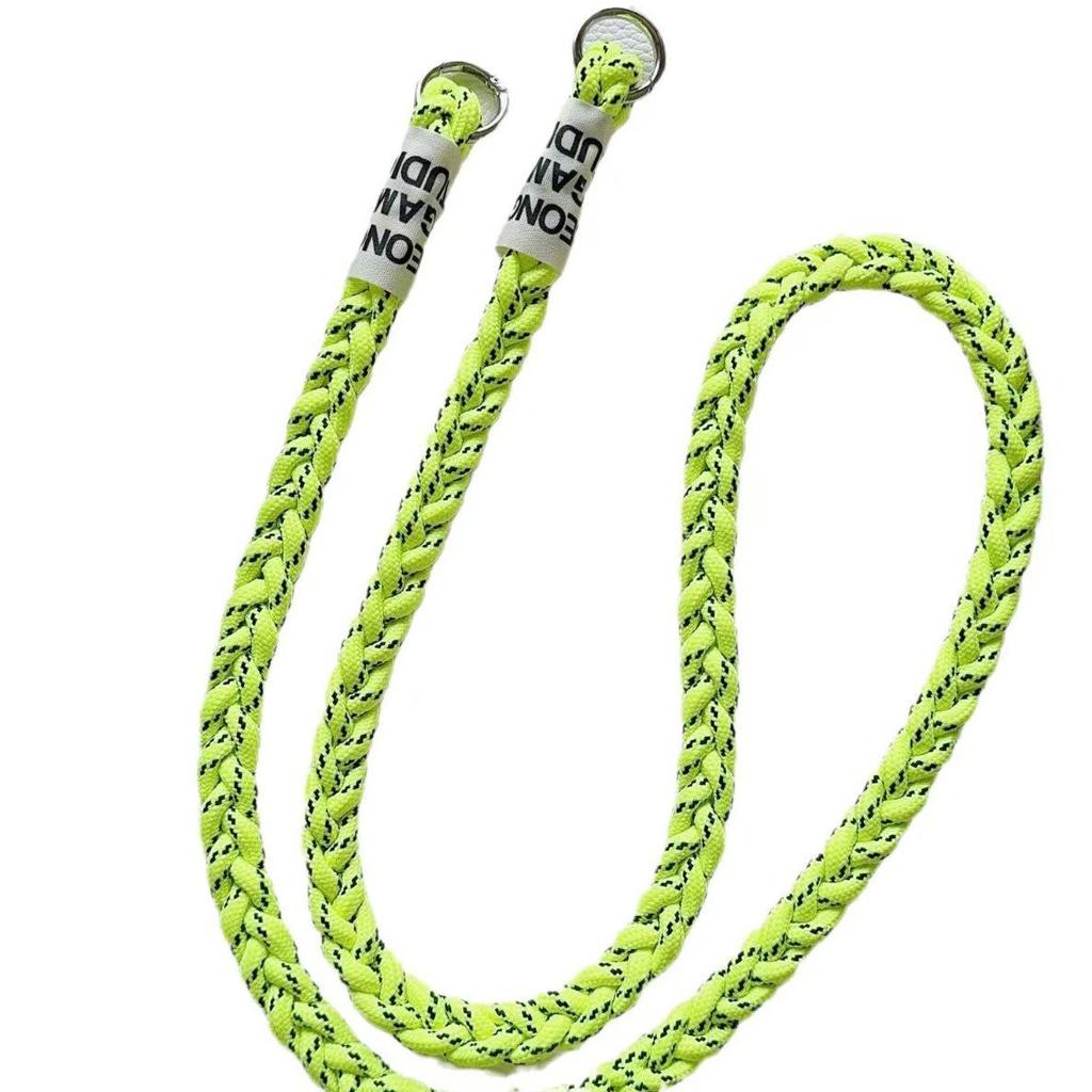 Colorful Crossbody Woven Phone Strap - Long Anti-Lost Lanyard & Bag Decoration