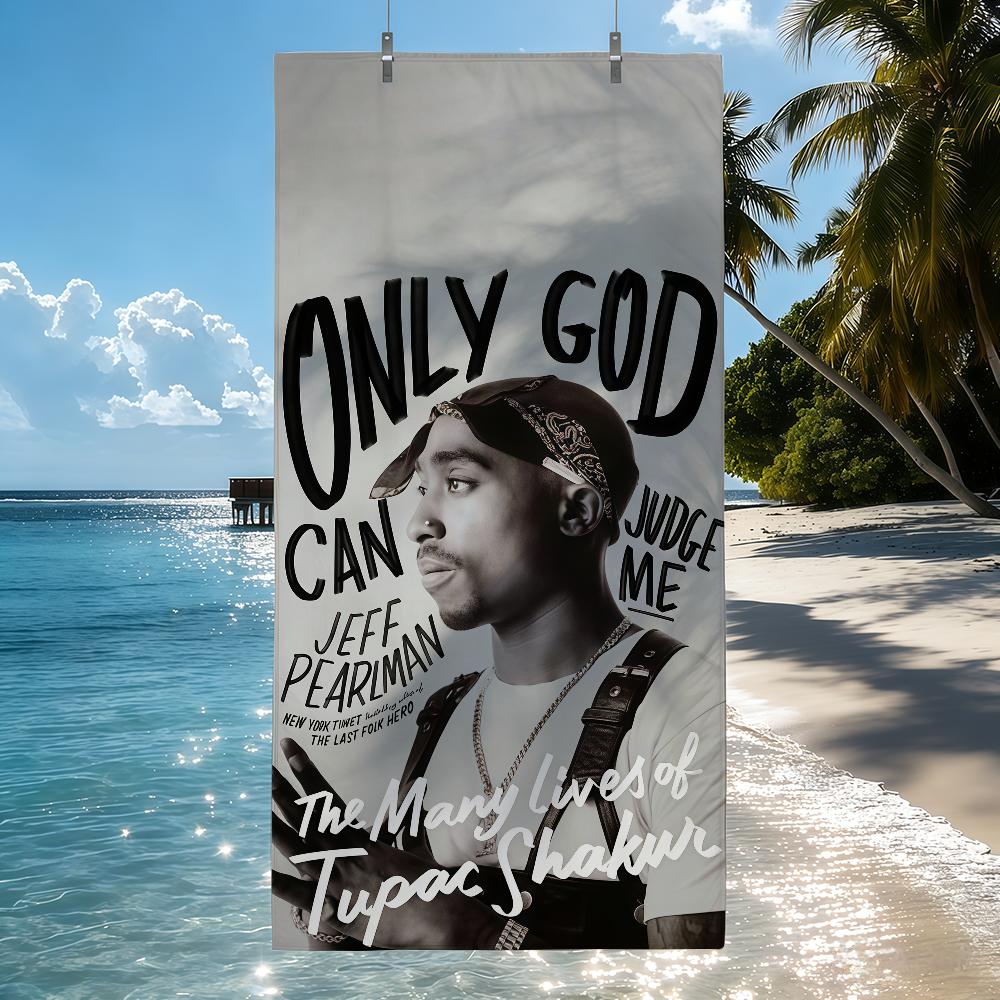 Singer 2pac Tupac Shakur Towel Drying Bath Towel Applicable To Light Swimming Camping Yoga Beach Out