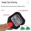 Three-in-One Multi-Angle Corner Trimmer: Flower, Flat, Round Cutter for Cards and Paper