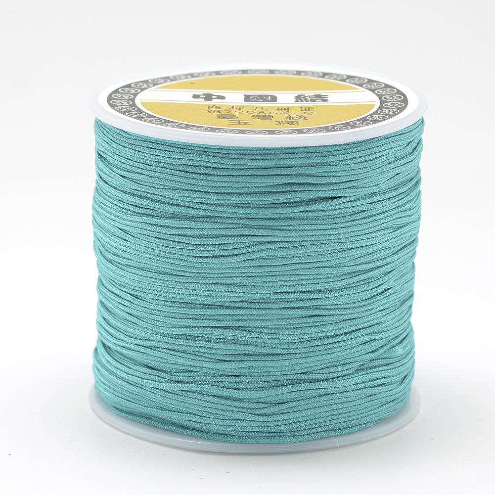 0.8mm Colored Nylon Cord for DIY Hand-Woven Chinese Knot and Tassel Projects
