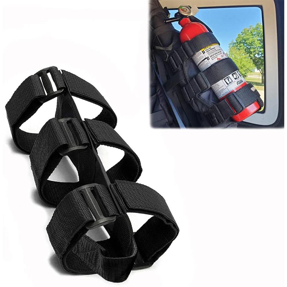 

Держатель ремня для огнетушителя, регулируемый кронштейн для огнетушителя, защитная дуга, совместимая с Jeep Wrangler JK JKU JL TJ CJ