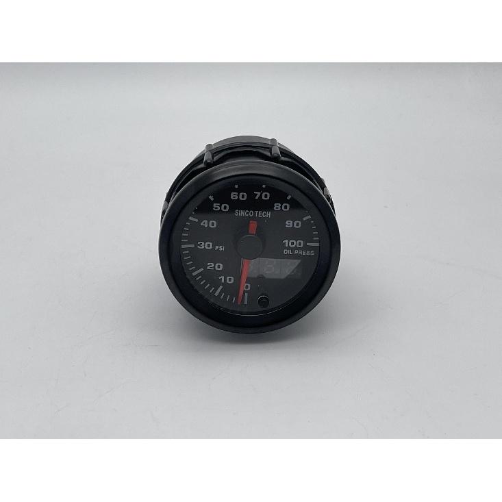 SINCOTECH 6366 Oil Pressure Meter LED 52mm Car gauge