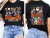 Fashion 2026 New    Halloween TShirt Spooky    Print WoUnisex Loose Plus Size Cotton Short Sleeve