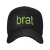 Brat - Charli XCX Album Cover Art - Green Baseball Cap Derby Hat Party Hat Mens Caps Women's